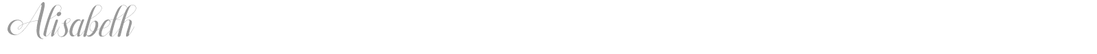 Alisabeth font preview